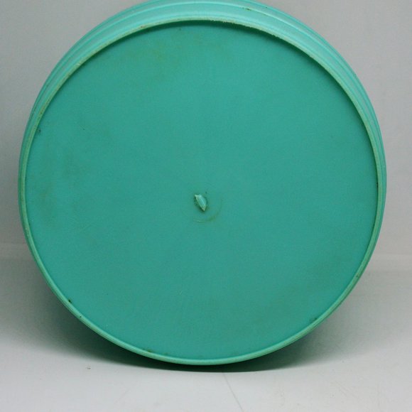 Vintage Stanley Atomic FLOUR MCM 1950s Plastic Canister in Turquoise - Picture 7 of 7